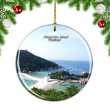 Thailand Nangyuan Island Christmas Ornament