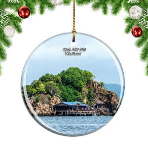 Thailand Phuket Koh Phi Phi Christmas Ornament