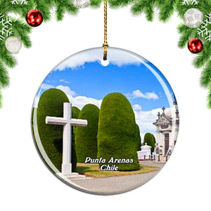 Chile Cementerio Municipal Punta Arenas Christmas Ornament