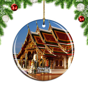 Thailand Wat Phra That Choeng Chum Bangkok Christmas Ornament