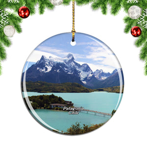 Torres Del Paine National Park Patagonia Chile Christmas Ornament