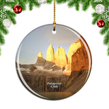 Torres Del Paine Patagonia Chile Christmas Ornament