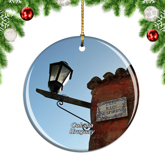 Uruguay Colonia Christmas Ornament