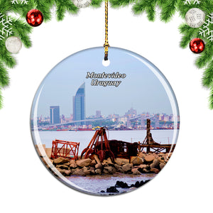 Uruguay Montevideo Christmas Ornament