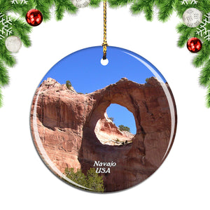 USA America Navajo Window Rock Christmas Ornament