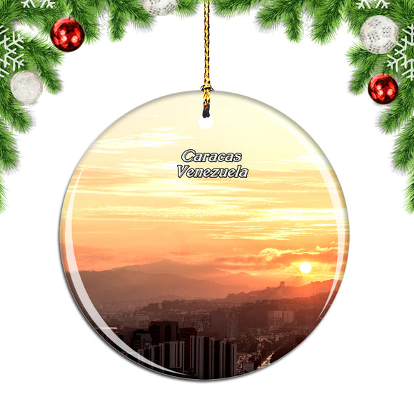 Venezuela Caracas Christmas Ornament