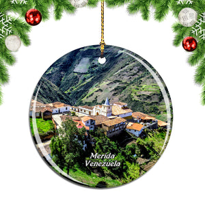 Venezuela Miranda Park Caracas Christmas Ornament