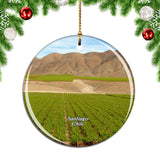 Vina Cousino Macul Winery Santiago Chile Christmas Ornament