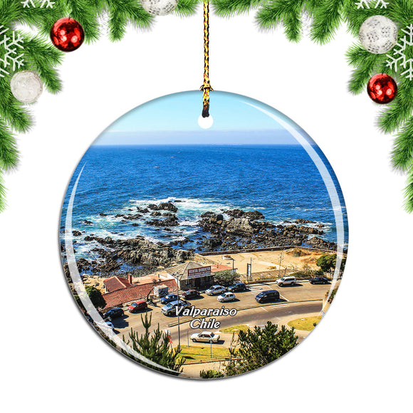 Vina del Mar Valparaiso Chile Christmas Ornament