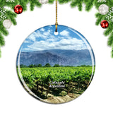 Vineyards Cafayate Salta Argentina Christmas Ornament