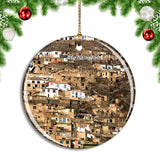 Afghanistan Houses Christmas Ornament