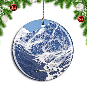 Afghanistan The Pamir Mountains Christmas Ornament