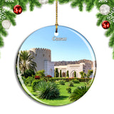 Oman Palace Sultan Christmas Ornament