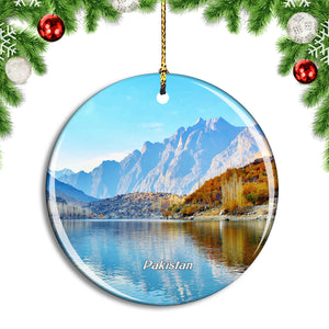 Pakistan Lake Christmas Ornament