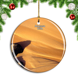 USA America Alamosa Colorado Sand Dunes Christmas Ornament