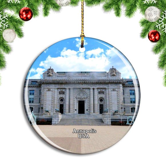 USA America Annapolis U.S. Naval Academy Christmas Ornament