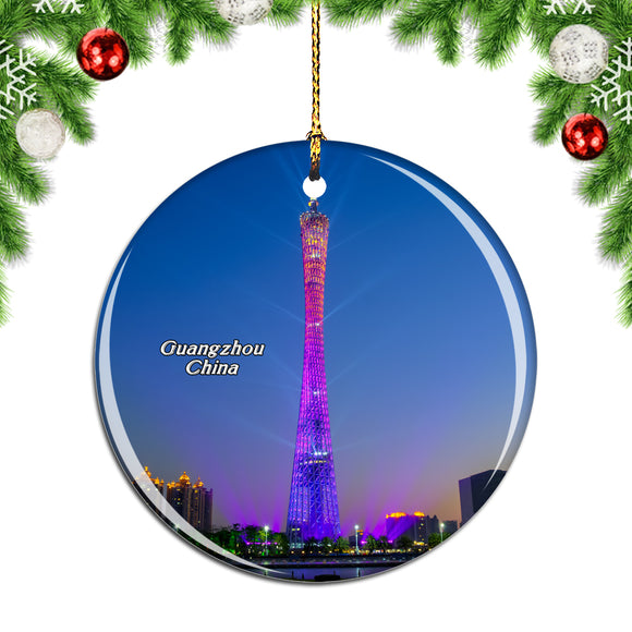 China Canton Tower Guangzhou Christmas Ornament