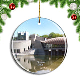 USA America Benton Crystal Bridges Museum Arkansas Christmas Ornament