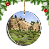 USA America Billings Pictograph Cave State Park Christmas Ornament