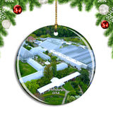 USA America Botanical Gardens Pittsburgh Christmas Ornament