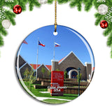 USA America Cedar Rapids Iowa Christmas Ornament