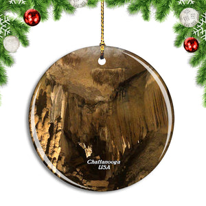 USA America Chattanooga Raccoon Mountain Caverns Christmas Ornament