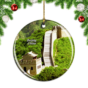 China Great Wall Beijing Christmas Ornament