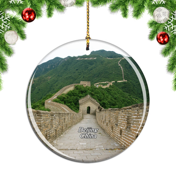 China Great Wall Beijing Christmas Ornament