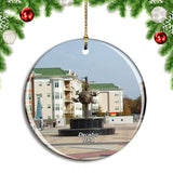 USA America Decatur's Square Christmas Ornament