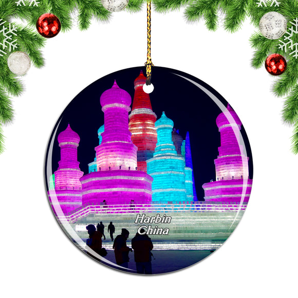 China Harbin Ice and Snow World Christmas Ornament