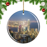 China Hong Kong Victoria Peak Christmas Ornament