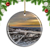 USA America Fairbanks Alaska Christmas Ornament