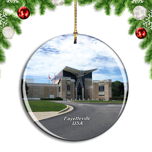 USA America Fayetteville Airborne and Special Operations Museum Christmas Ornament