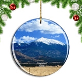 USA America Flagstaff Volcano Christmas Ornament