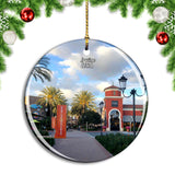 USA America Irvine Spectrum Center Christmas Ornament