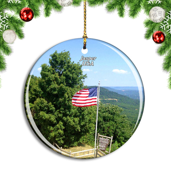 USA America Jasper Grand Canyon Arkansas Christmas Ornament