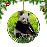 China Panda Chengdu Christmas Ornament