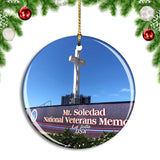 USA America La Jolla Mount Soledad Christmas Ornament