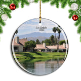 USA America La Quinta Christmas Ornament