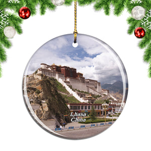 China Potala Palace Lhasa Tibet Christmas Ornament