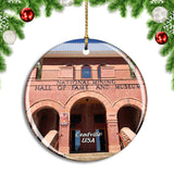 USA America Leadville Museum Christmas Ornament