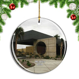 USA America McAllen Public Library Christmas Ornament