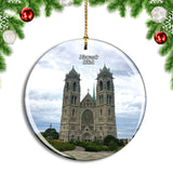 USA America Newark Cathedral Christmas Ornament