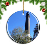 USA America Pensacola Lighthouse and Museum Christmas Ornament