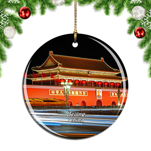 China Tiananmen Square Beijing Christmas Ornament