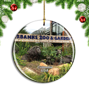 USA America Riverbanks Zoo Columbia Christmas Ornament