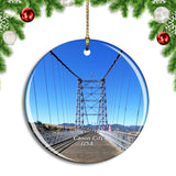 USA America Royal Gorge Bridge and Park Colorado Christmas Ornament