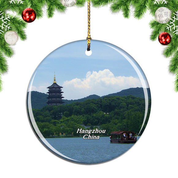 China West Lake Hangzhou Christmas Ornament