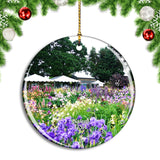 USA America Salem Schreiner's Iris Gardens Christmas Ornament