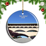 USA America San Rafael Marin Center Christmas Ornament